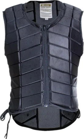 UNISTRENGH Equestrian Vest Professional Safety EVA Padded Horse Riding Vest Unisex Black Zipper Protector Gear Waistcoat