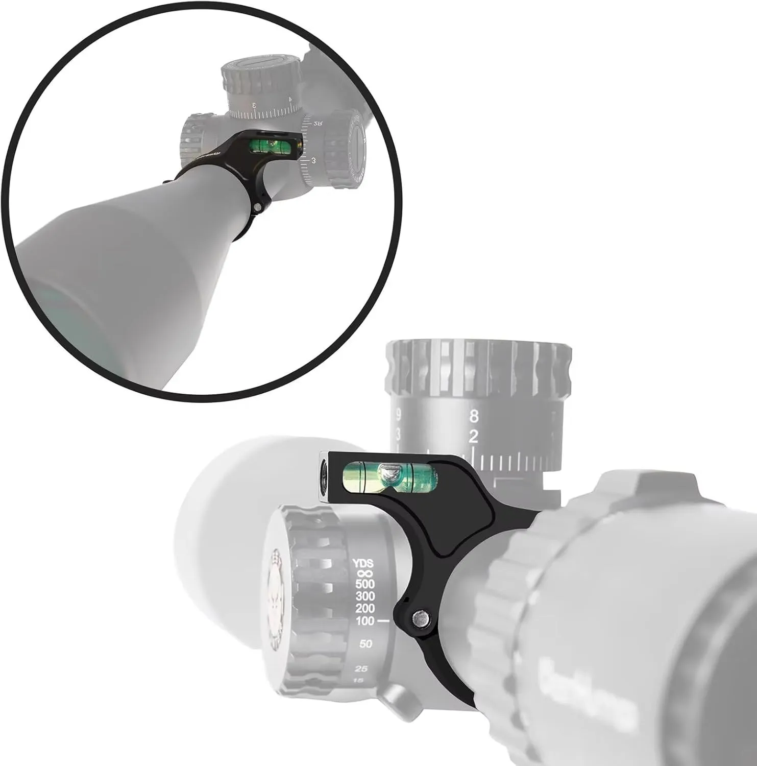 WestHunter Optics Rifle Scope Bubble Level for 30mm/34mm Tube - Precision Shooting & Competition