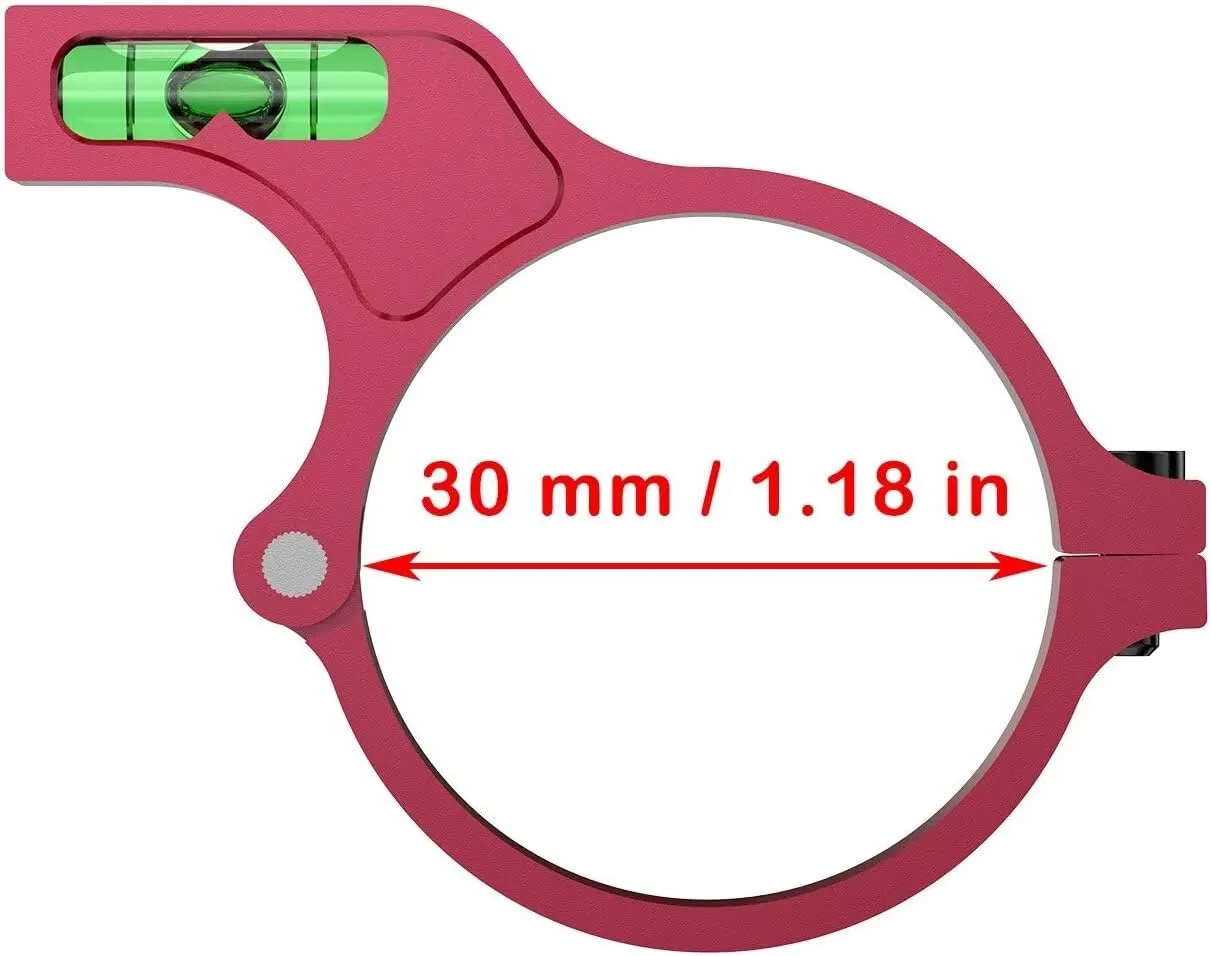 WestHunter Optics Rifle Scope Bubble Level for 30mm/34mm Tube - Precision Shooting & Competition