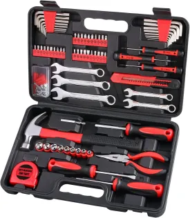 WINNER 175-Piece Multi-Purpose Automotive and Household Tool Kit in Toolbox Storage Case, Perfect for General Home and Auto Repairs, House DIY Project, Garage, Car, Travel Emergency, Housewarming Gift