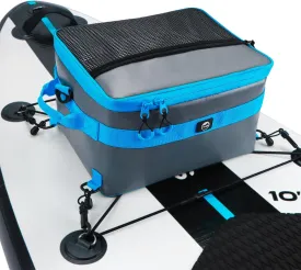 YVLEEN Waterproof Paddle Board Cooler, SUP Cooler Durable PVC Material Paddle Board Deck Bag with Mesh Top Pocket, Adjustable Straps, Super Capacity for Stand-Up Paddleboard and Kayak Accessories