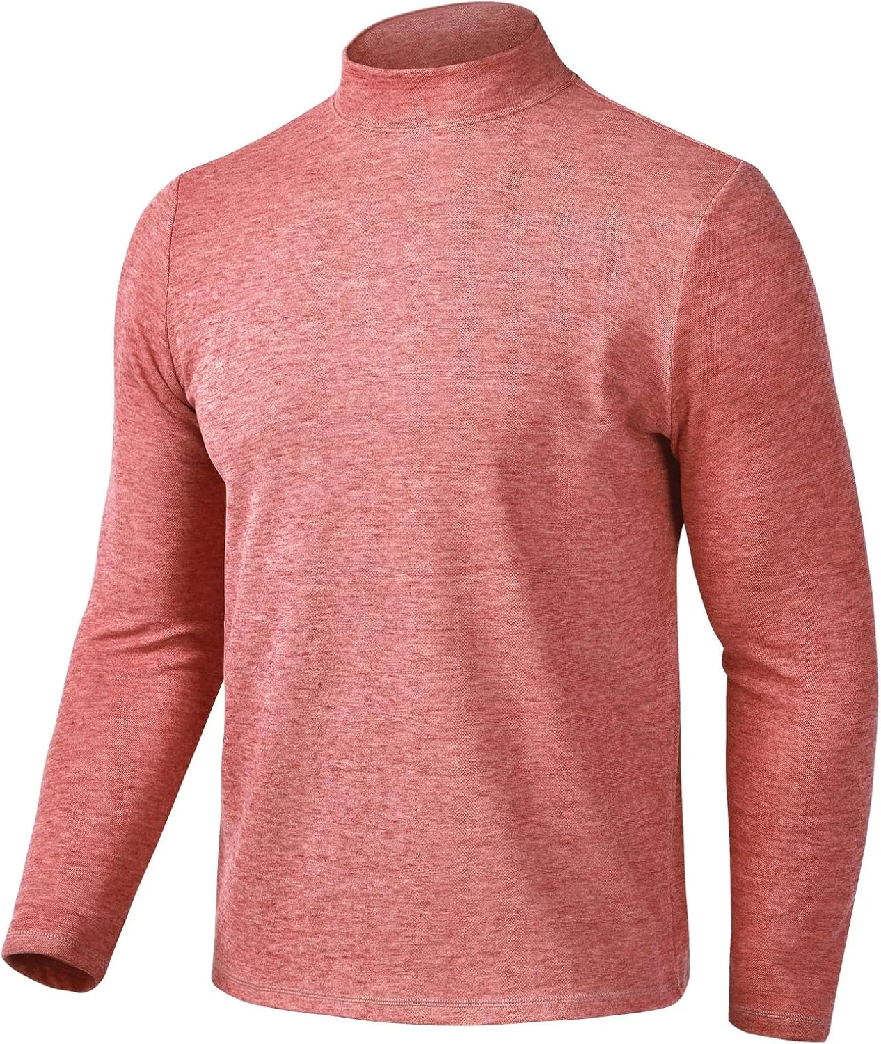 Zengjo Mock Turtleneck Thermal Undershirt Mens Long Sleeve Baselayer Shirts