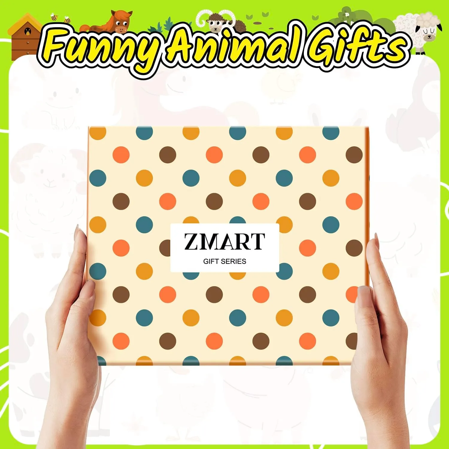 Zmart Silly Goat Socks For Women - Funny Horse Pig Gifts for Men